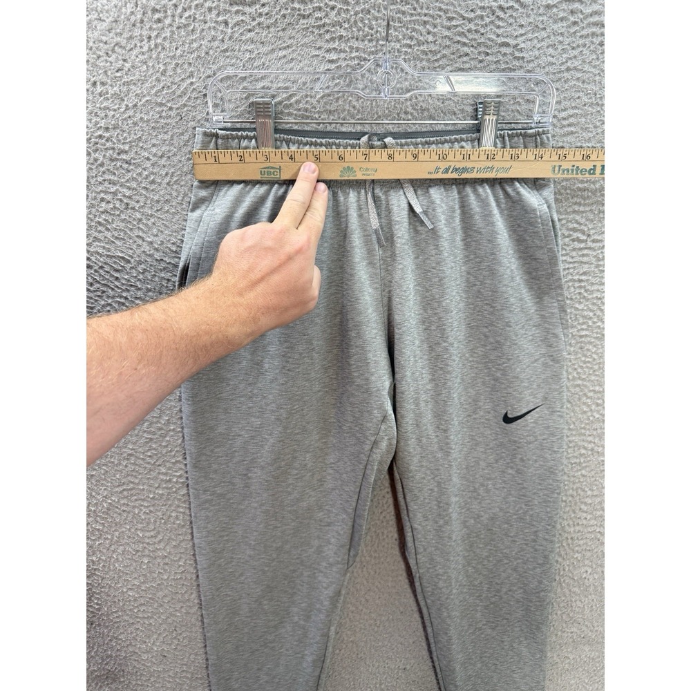 Nike Yoga Pants Womens Small Gray Heather Dri Fit Joggers Stretch Jogging Gym - Picture 3 of 10